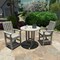 Highwood Usa Lehigh 3pc Round Counter Height Outdoor Patio Furniture Dining Set AD-CNL36-HGR - alternate 3